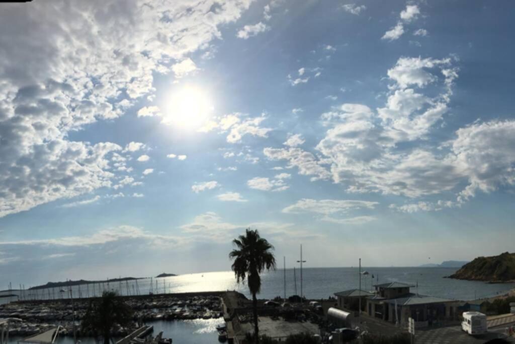 T2 Magnifique Vue Mer Panoramique Six-Fours-les-Plages Ngoại thất bức ảnh